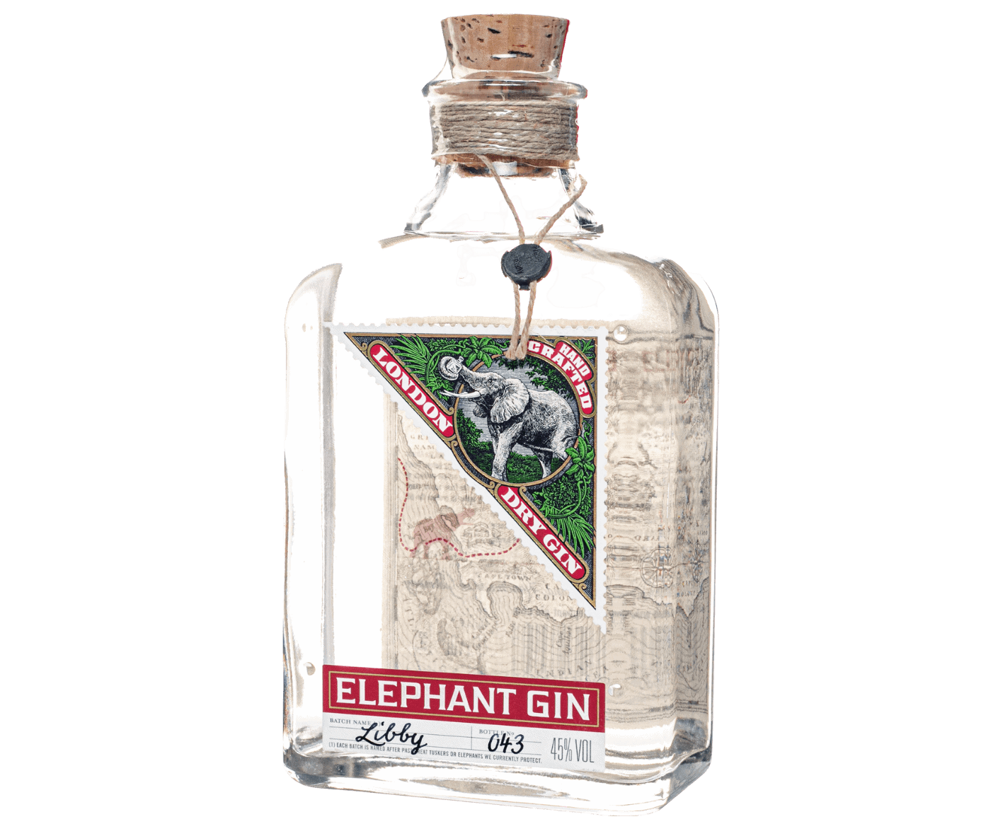 Elephant London Dry Gin 45% GOLDEN - 0,5 Vol. RAIN l